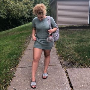 Sea blue green active Nike dress//shirt